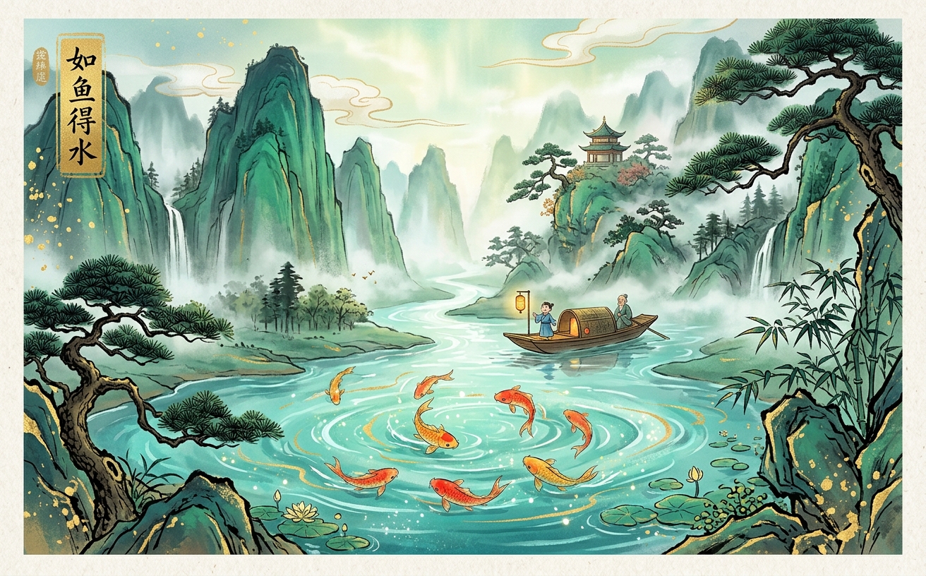 如鱼得水